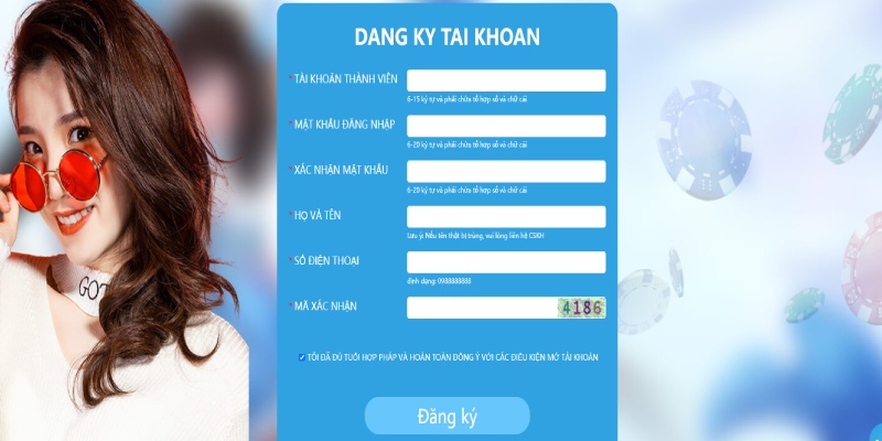 Đăng ký tài khoản chinh phục game online