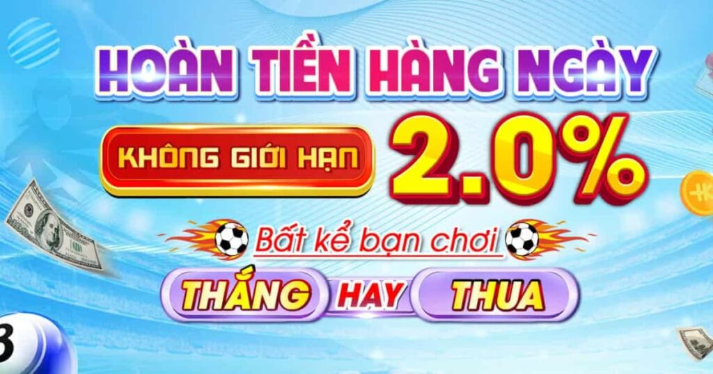 Khuyến mãi 123b hoàn trả hàng ngày