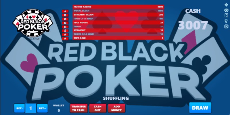 Chi tiết cách chơi red black poker căn bản